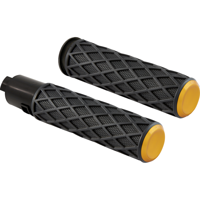 Arlen Ness Diamond Grips - Gold Anodized