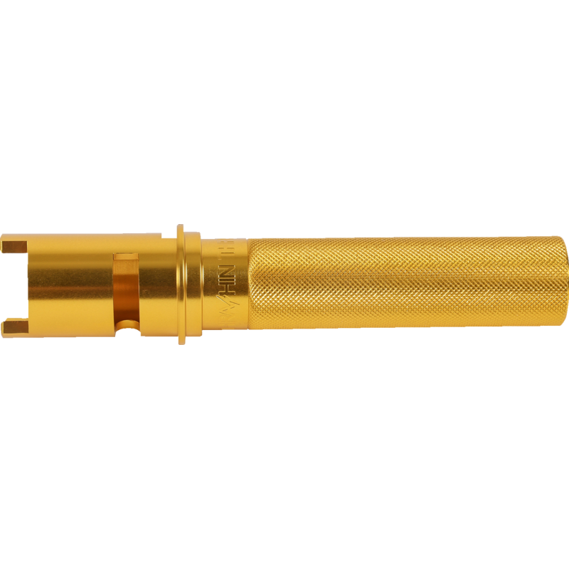 Thrashin Throttle Tube - Knurled, Gold