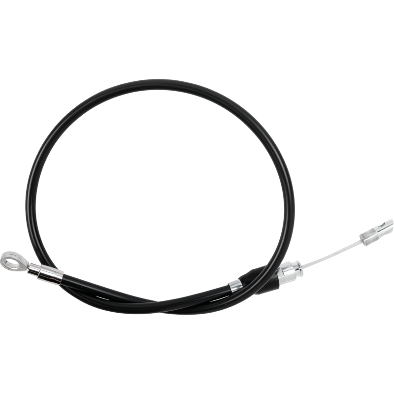 Black/Chrome Upper Clutch Cable - 35"