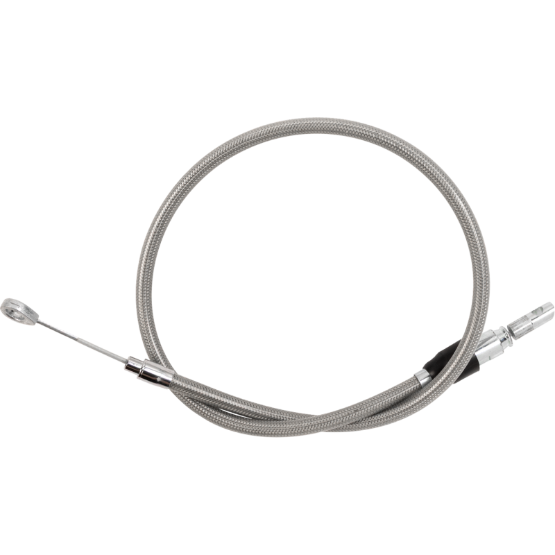 Stainless Steel Braided Upper Clutch Cable - 35"