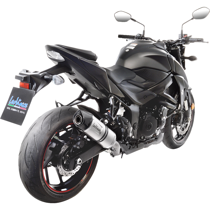 LV ONE EVO Stainless steel Slip-On for SUZUKI GSX-S750/Z ABS 17-20