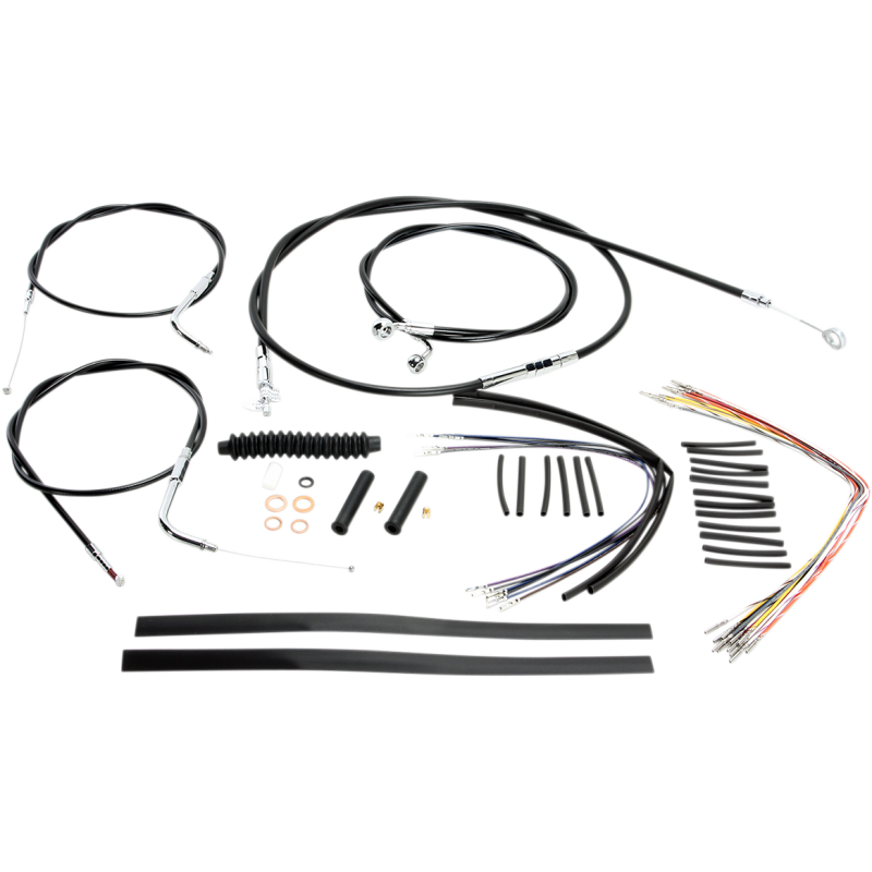 Magnum XR Handlebar Kit, Black w/ Chrome Fittings 12"-14"