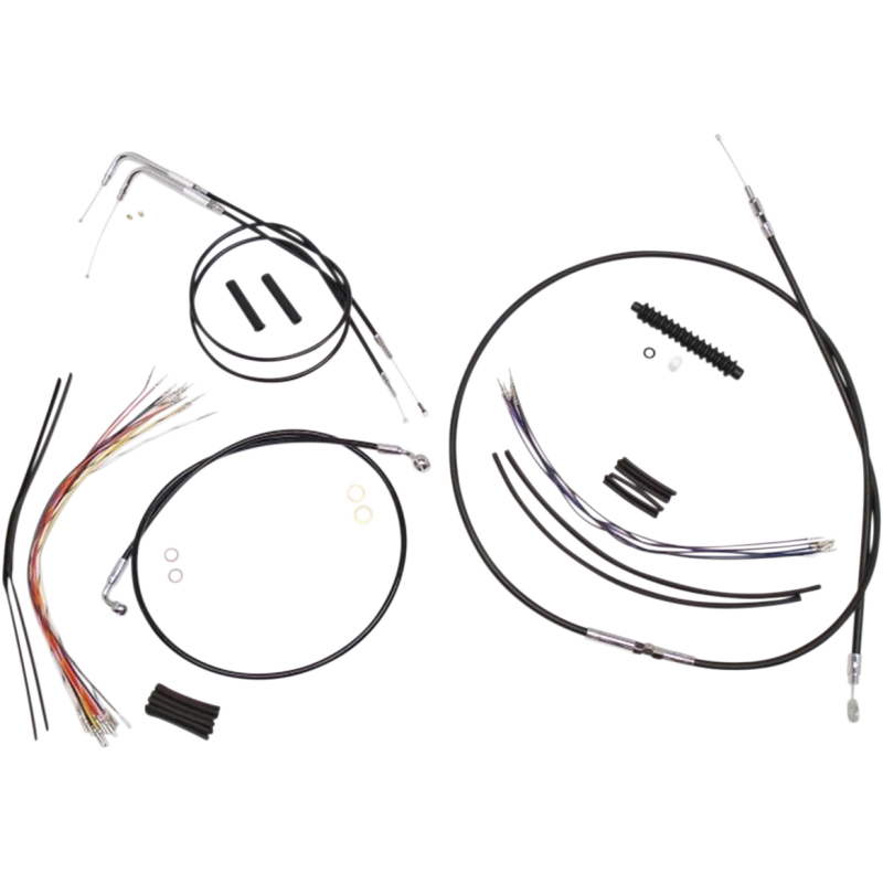 Magnum XR Handlebar Kit, Black w/ Chrome Fittings 15"-17"