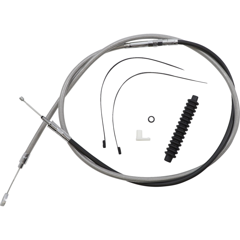 Stainless w/ Chrome Fittings XR Stainless DOT Kit - 12-14 in.