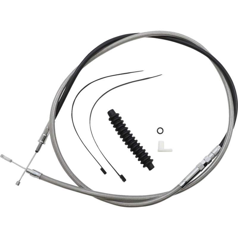 Stainless w/ Chrome Fittings XR Stainless DOT Kit - 12-14 in.