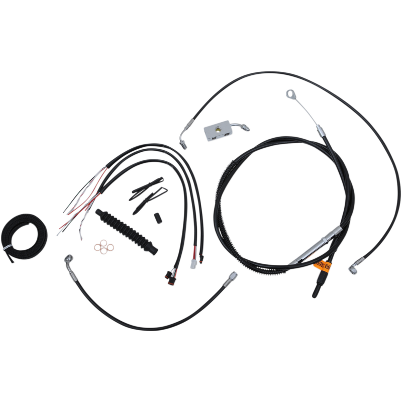 Black Vinyl/Stainless Braided Complete Kit