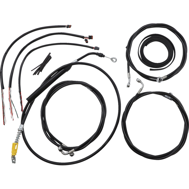 Black Vinyl/Stainless Braided Complete Kit