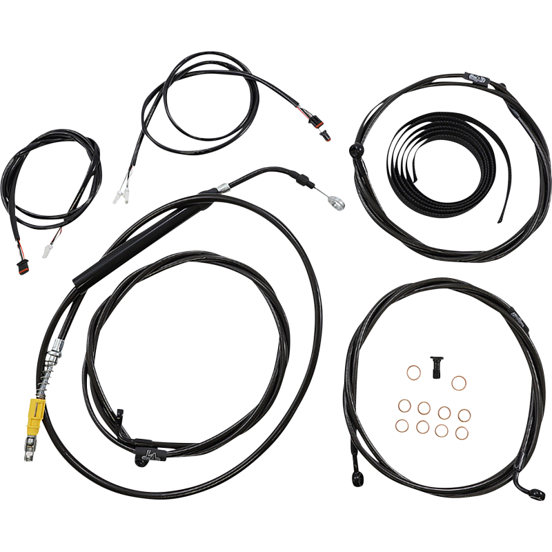 Black Vinyl/Stainless Braided Plug-and-Play Kit