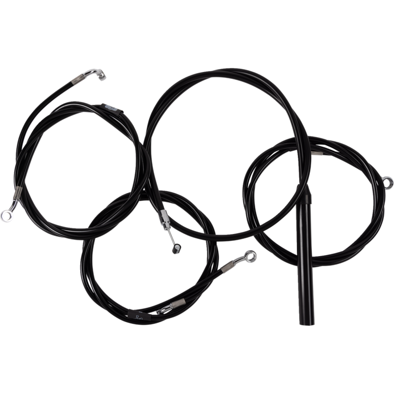 Black Vinyl/Stainless Braided Complete Kit