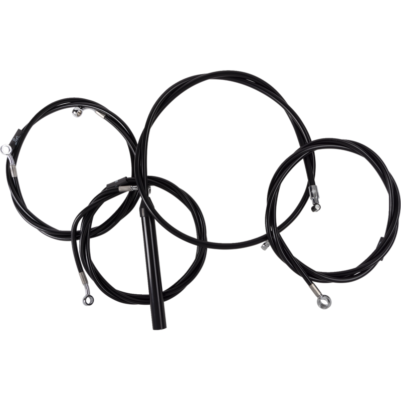 Black Vinyl/Stainless Braided Complete Kit