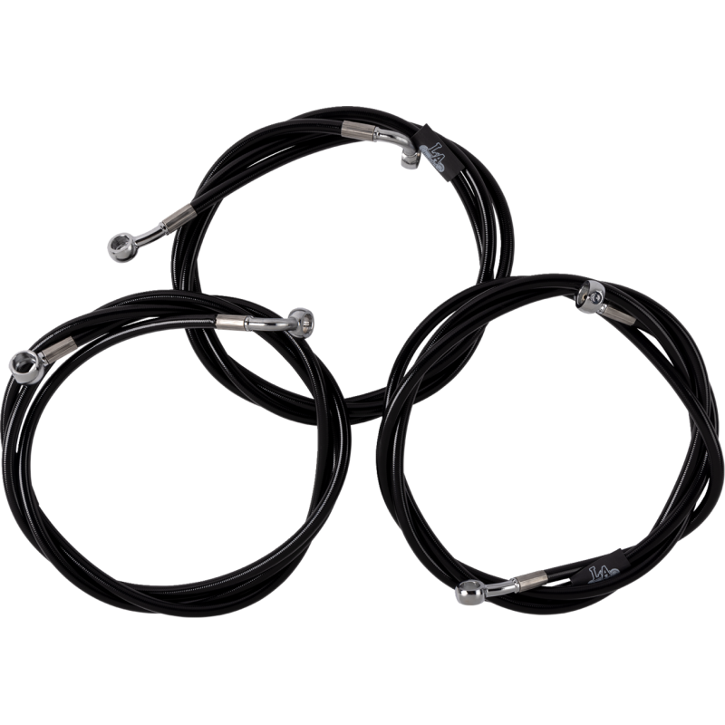 Black Vinyl/Stainless Braided Brake Line