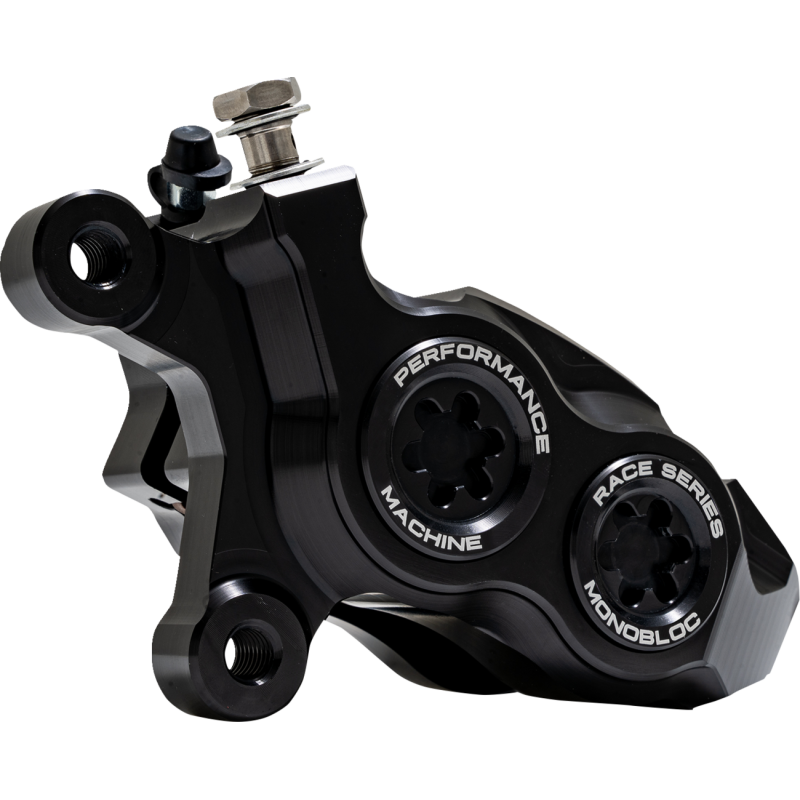 Left Monobloc Front Caliper, Black Caps