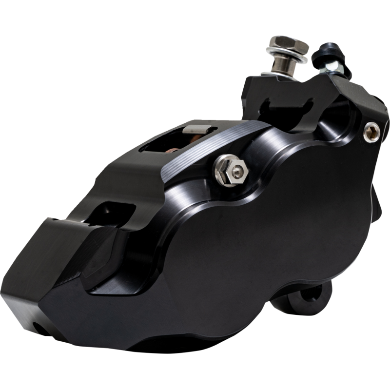 Left Monobloc Front Caliper, Black Caps