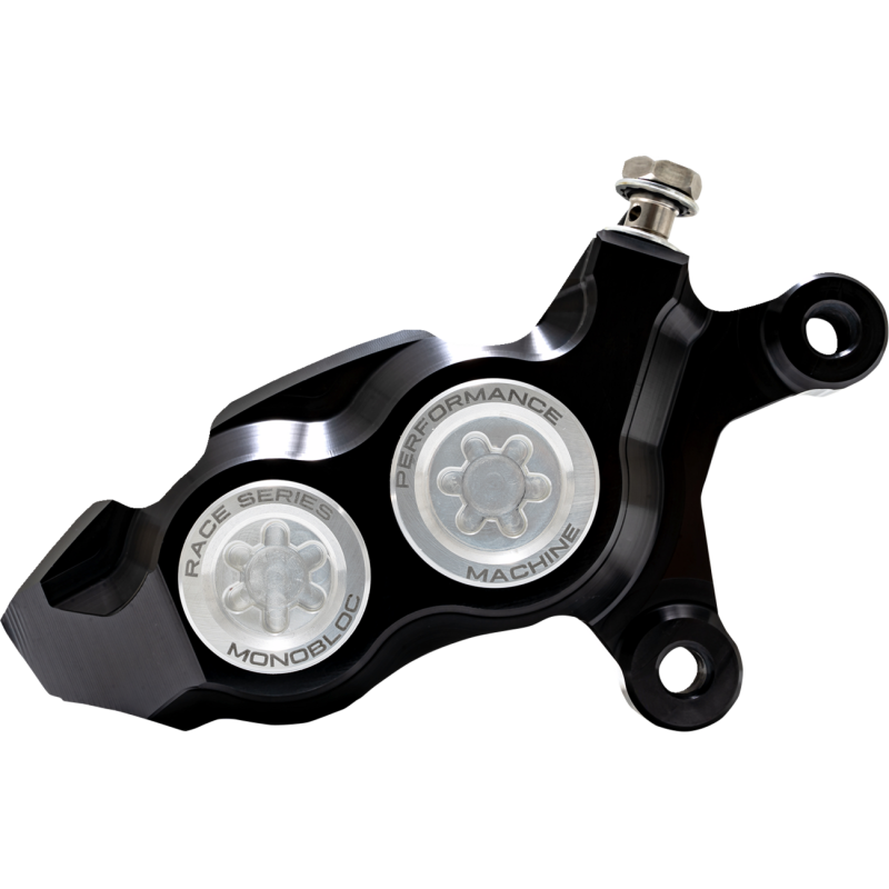 Right Monobloc Front Caliper, Clear Caps