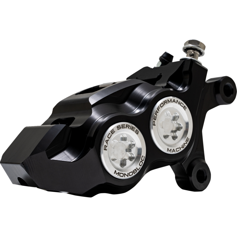 Right Monobloc Front Caliper, Clear Caps