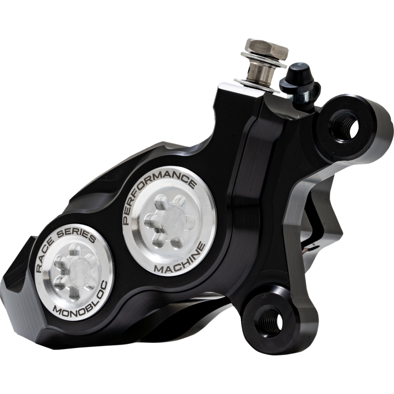 Right Monobloc Front Caliper, Clear Caps