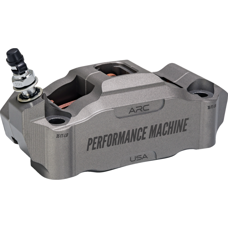 Left Radial Mount Front Caliper, Gray