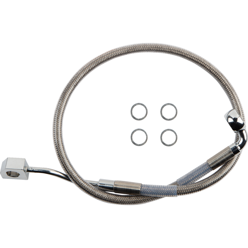 Clear-Coated Rear Brake Line Kit 1741-6348