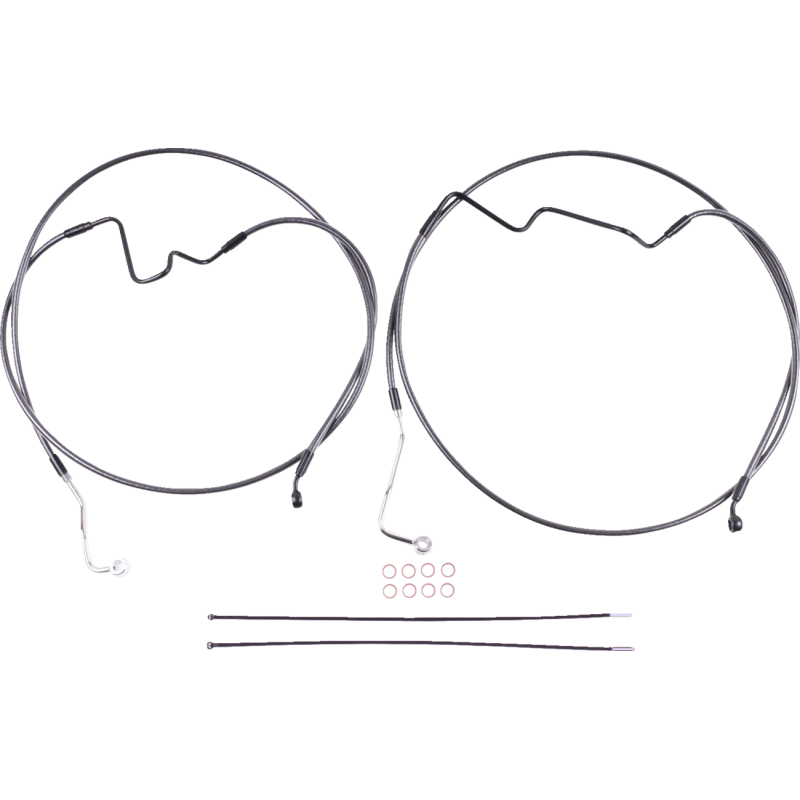 Lower Brake Line Kit - Black Pearl +2