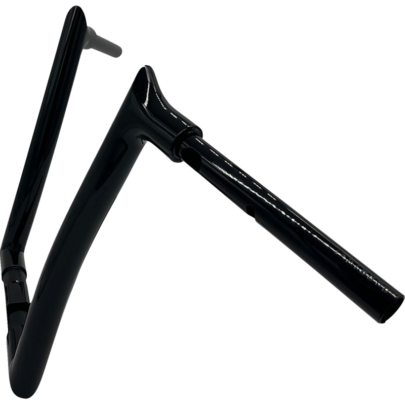 EZ Install Pointed Top Handlebar - Black, 14” Rise