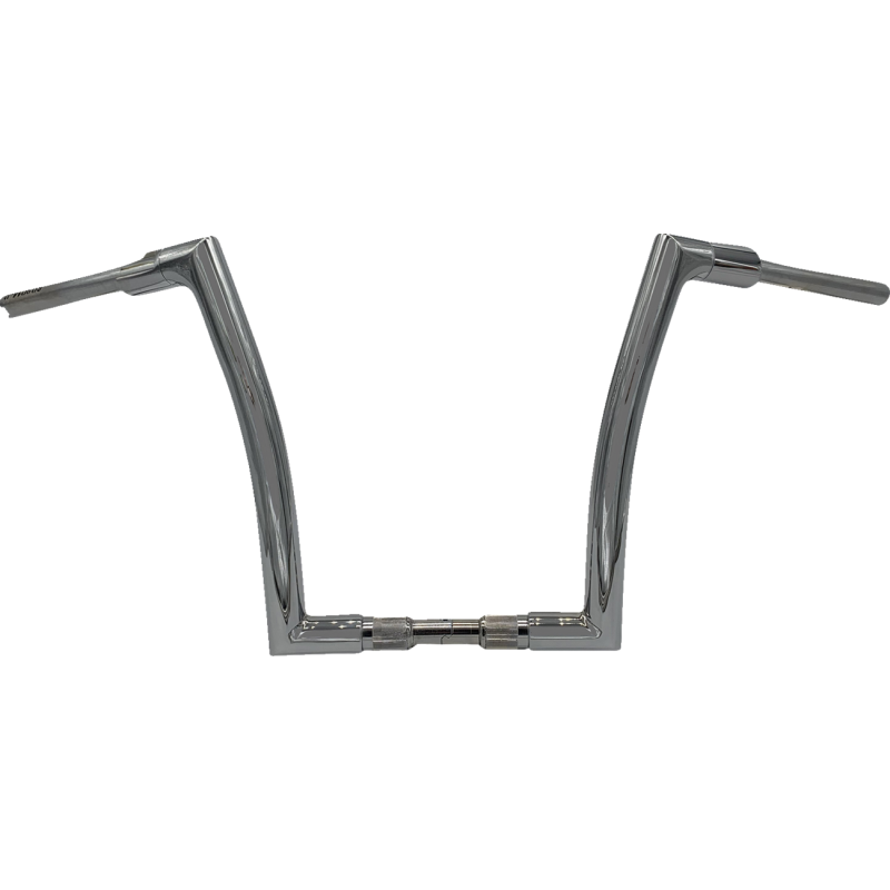 EZ Install Flat Top Handlebar - Chrome, 14” Rise
