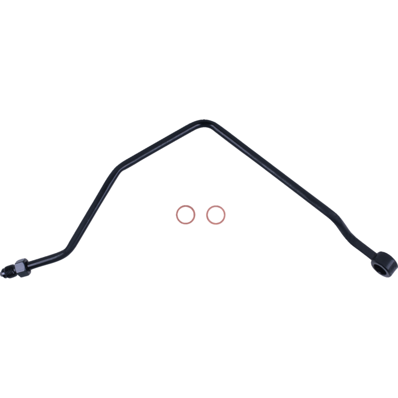 Braided DOT Rear Brake Line Lower Adapter - Black Pearl