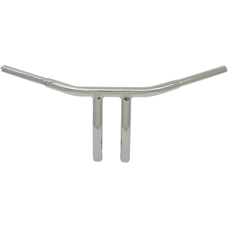 Buffalo Bars 8” T-Bar (Curved Risers) - Chrome