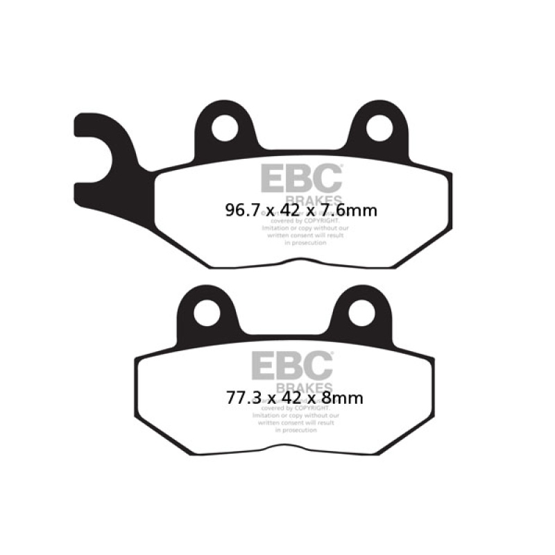 EBC Organic Front Brake Pad FA214