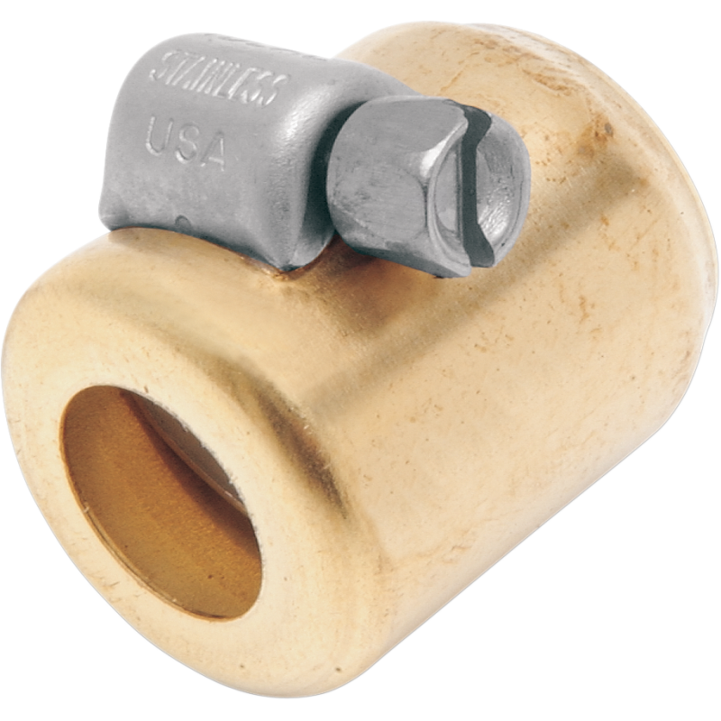 Colored Hose Clamp - Brass