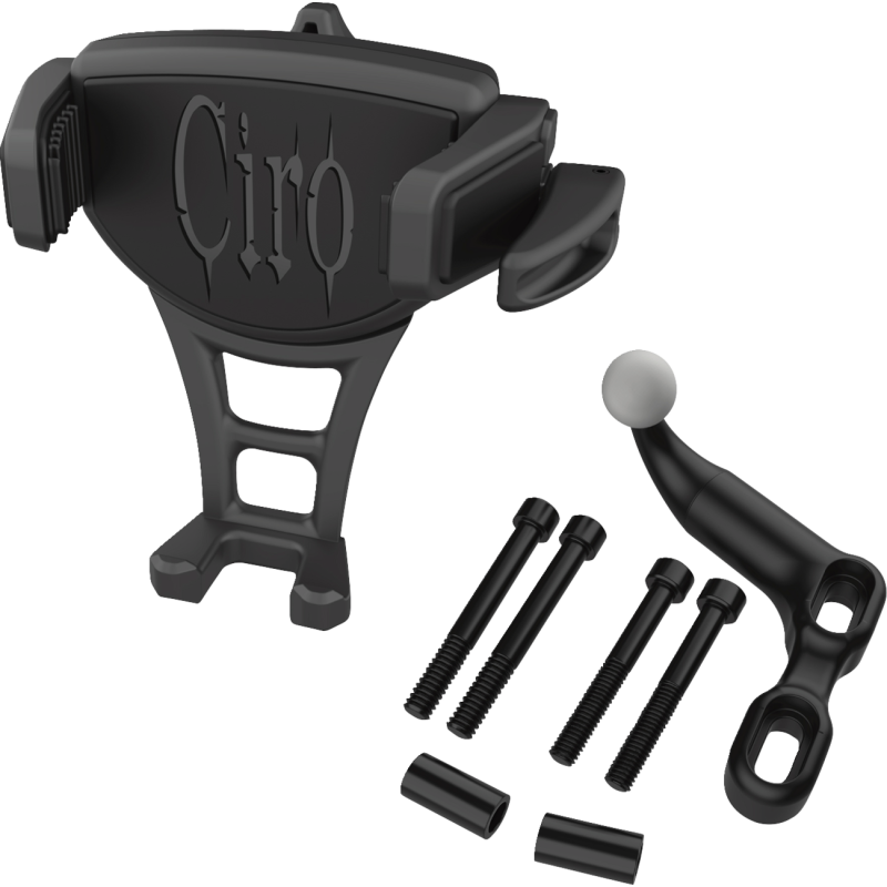 Constrictor Phone Holder - Black w/ Black Offset Perch Mount