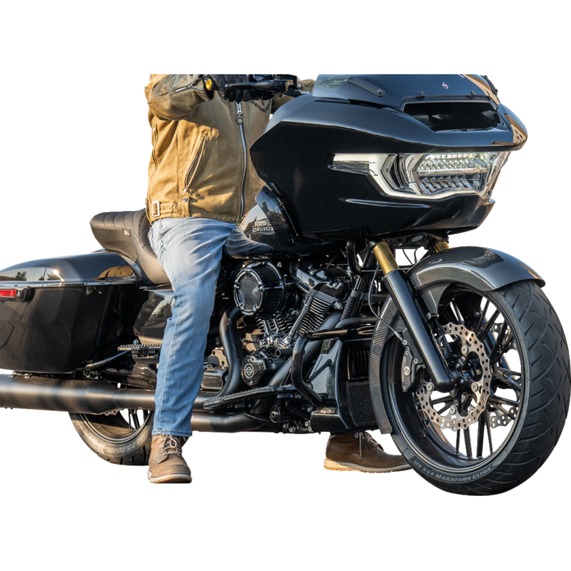 Arlen Ness Carbon Fiber 21" Fat Wrapper Front Fender