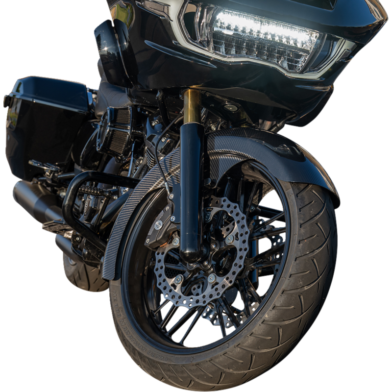 Arlen Ness Carbon Fiber 21" Fat Wrapper Front Fender