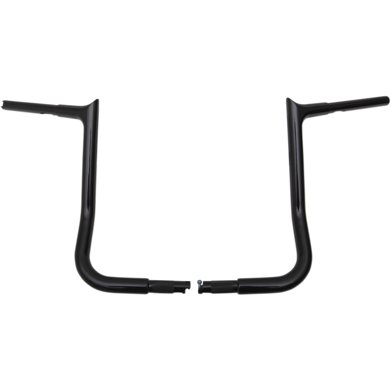 Pointed Top Handlebar Gloss Black 14 Inch