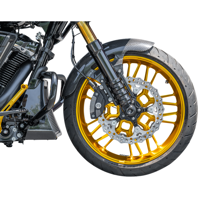 Arlen Ness Carbon Fiber 19" Cafe Front Fender (24-25 FLHX)