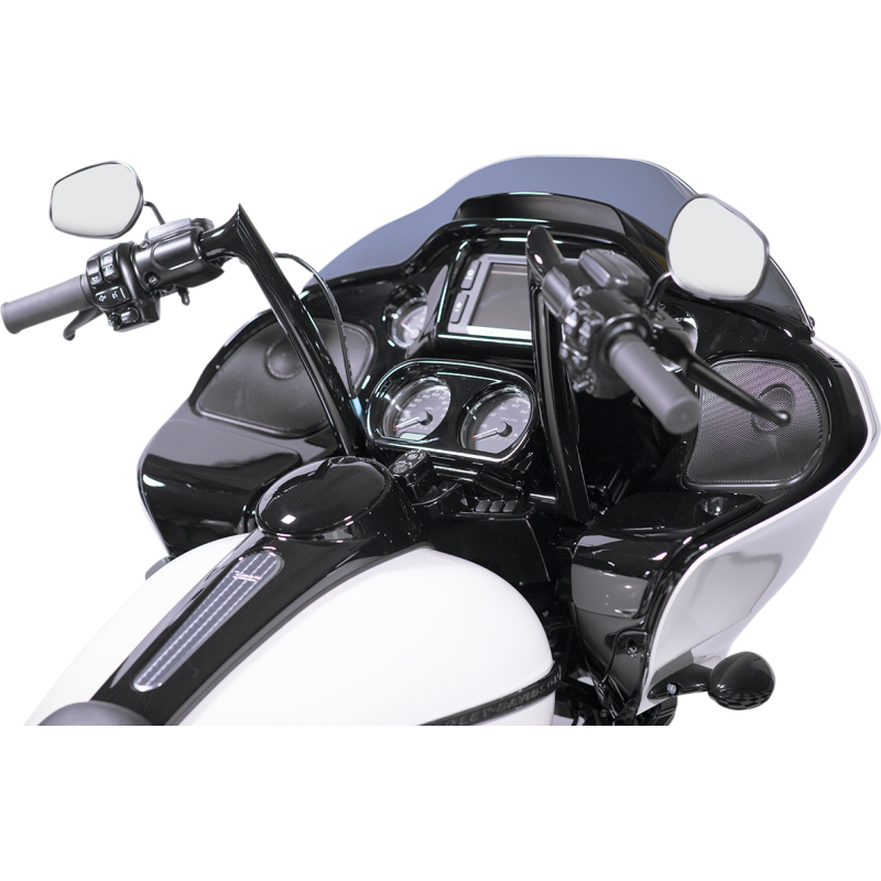 Pointed Top Handlebar Gloss Black 12 Inch