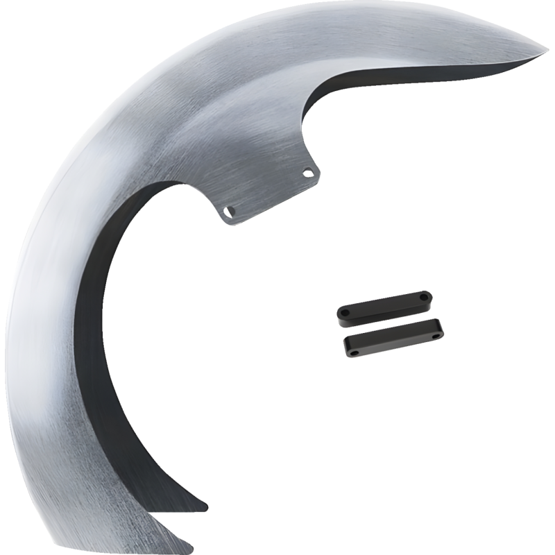 DEI Front Fender, For 19" wheels, w/ black adapters