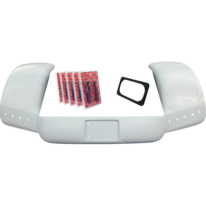 Paul Yaffe Pro Street Trike Rear Fender Kit W/ black license frame, no exhaust outlet 1401-1042