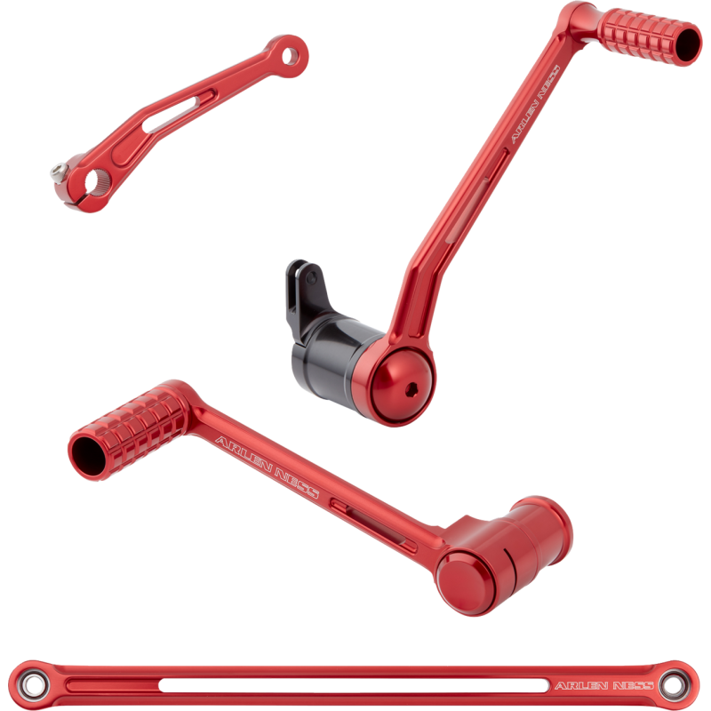Speedliner Foot Control Kit, solo, red anodized
