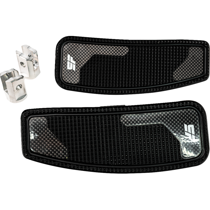 Black Anodized Mini Passenger Floorboards