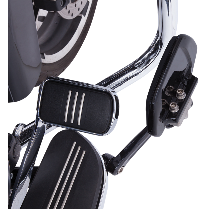 Twin Rail Mini Floorboards w/ Male Mounts, Black