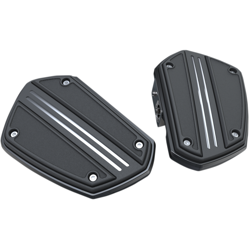 Twin Rail Mini Floorboards w/o Mounts, Black