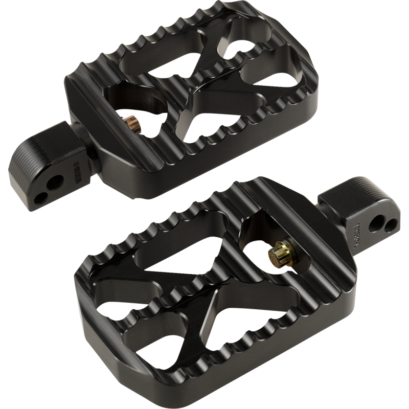 Joker Machine Bear Claw M-Eight Passenger Footpegs, Black Anodized