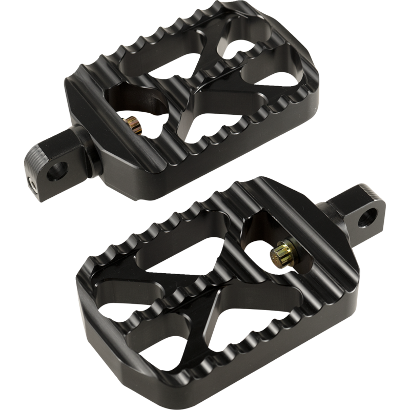 Joker Machine Bear Claw Male Mount Footpegs, Black Anodized