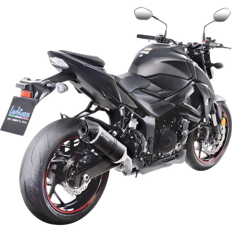 LV One EVO Slip-On, Carbon fiber, Suzuki GSX-S750/Z ABS 17-20