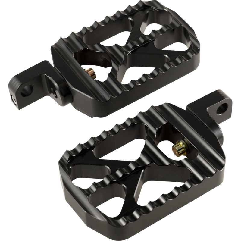 Joker Machine Bear Claw Footpegs, Black Anodized