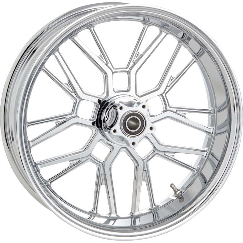 Arlen Ness Forged Billet Front/Rear Rim, 18" x 5.5", Split-Spoke Chrome