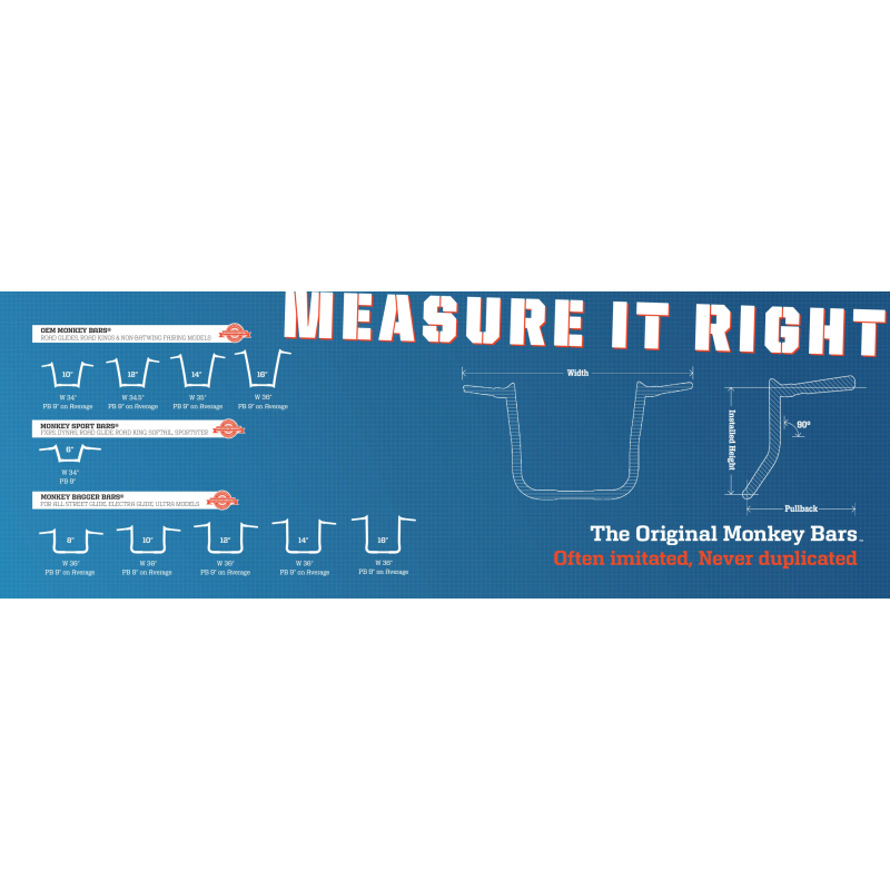 Paul Yaffe's Bagger Nation 1 1/4" Monkey Sport Bars - Chrome
