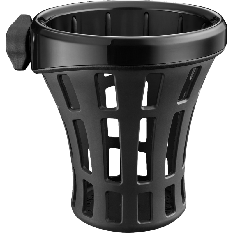Ciro Gen 2 Big Ass Driver Drink Holder, Black Handlebar Mount (1 1/8" to 1 1/4")