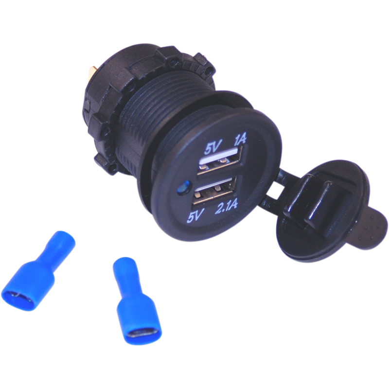 NAMZ Custom Cycle Products Dual USB Charging Port