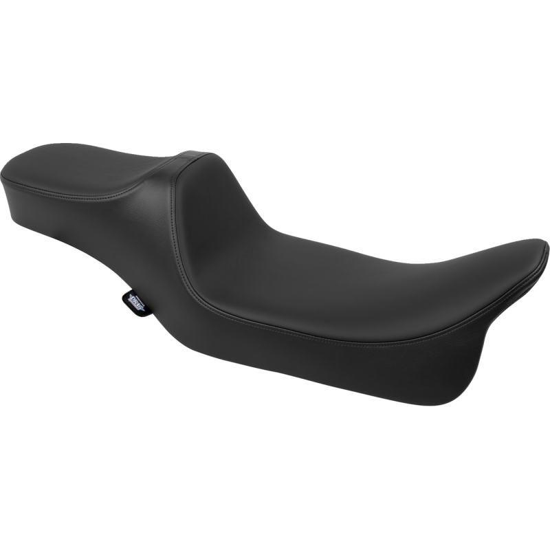 Drag Specialties Extended Reach Predator III 2-Up Seat, Smooth Solar-Reflective Leather